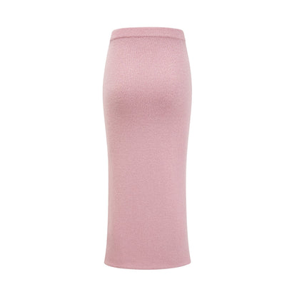 Renée pink embellished jacket  skirt matching set