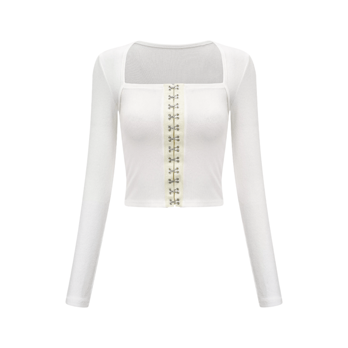 Dvora buckle-detail top - modified image