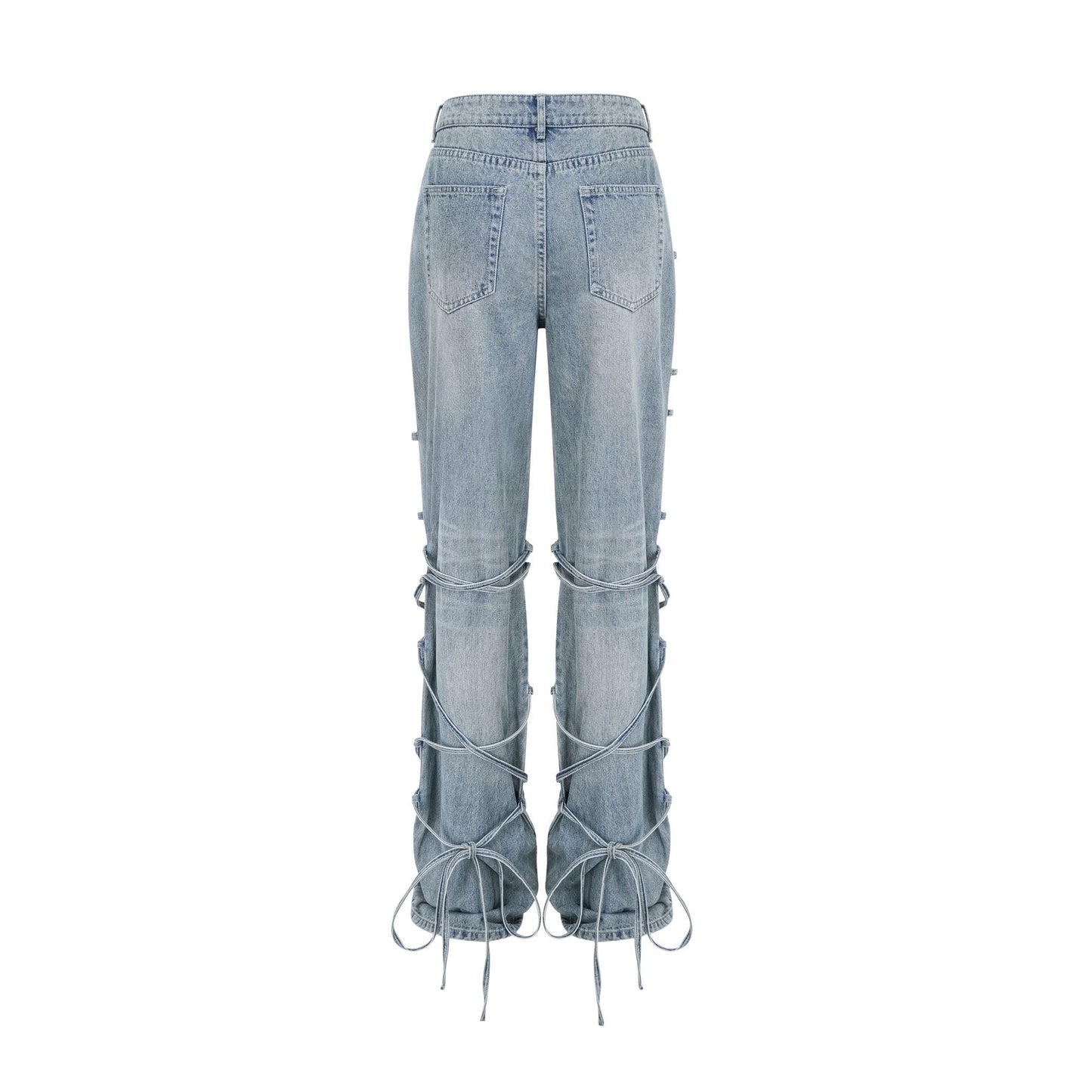 Géraldine strapdetail jeans