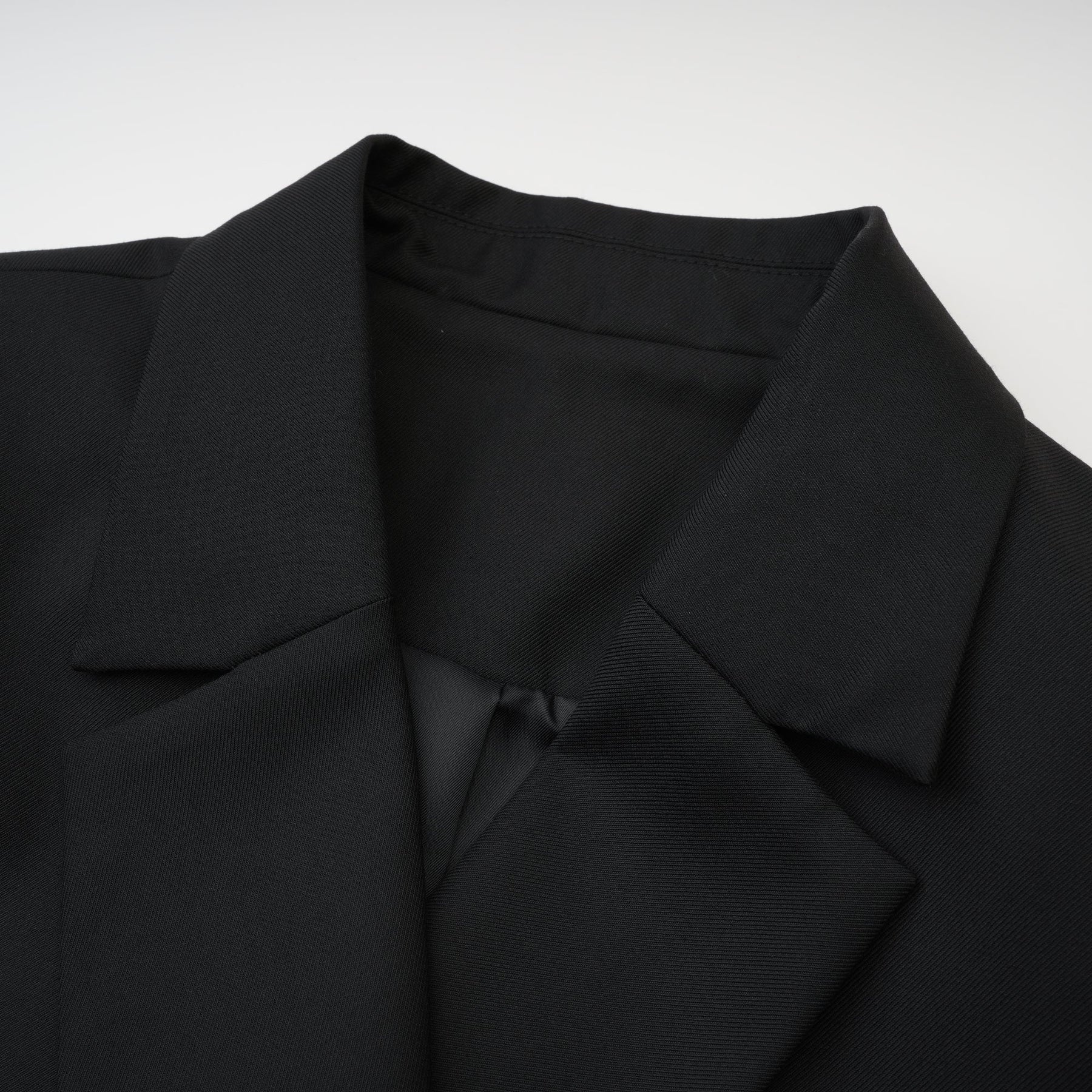 Priscille black doublebreasted wool blazer