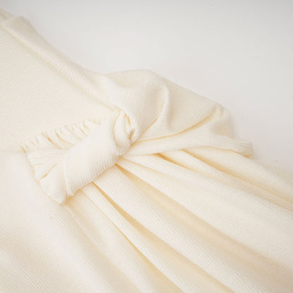 Lanetta jerseyknit draped midi dress
