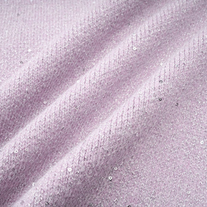 Fabienne purple sequindetail jacket  skirt matching set