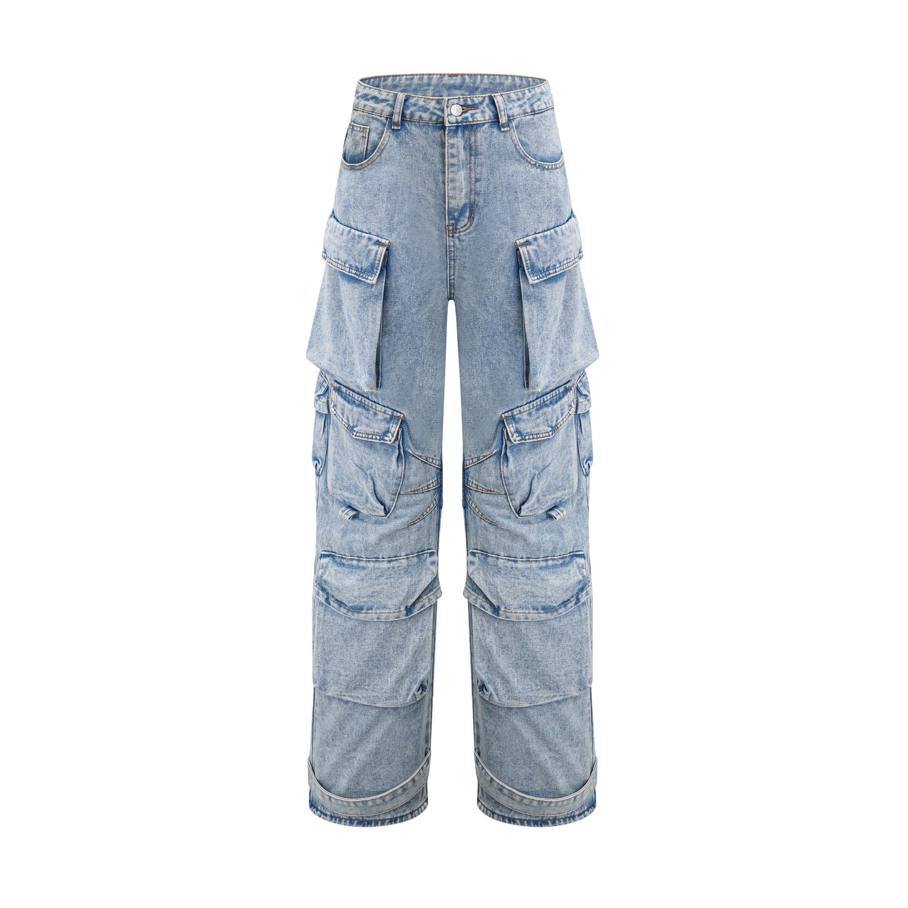 Agathe highwaisted palazzo cargo trousers