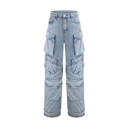 Agathe highwaisted palazzo cargo trousers