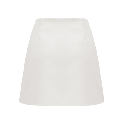 Odette white fauxfloral top  skirt matching set