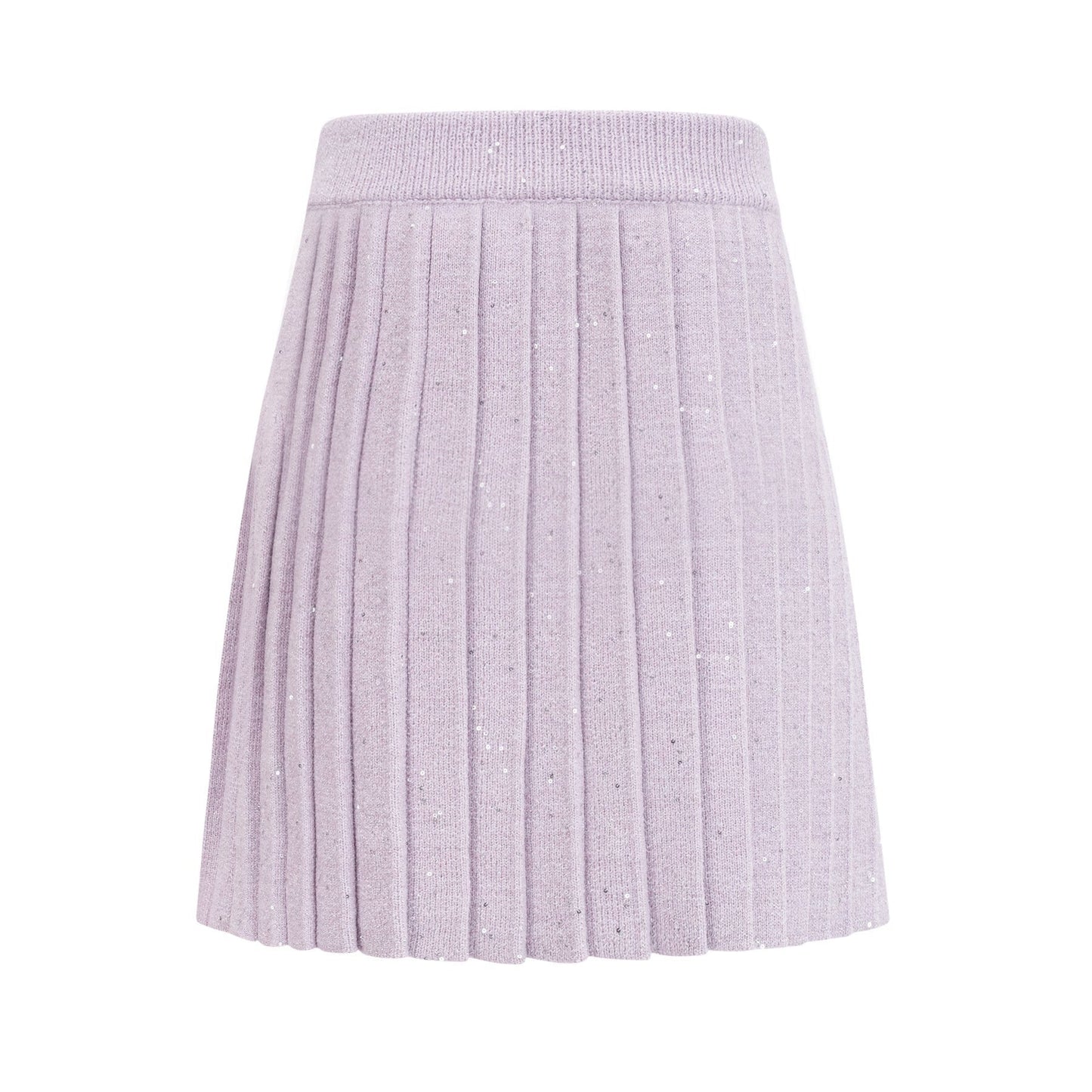 Fabienne purple sequindetail jacket  skirt matching set