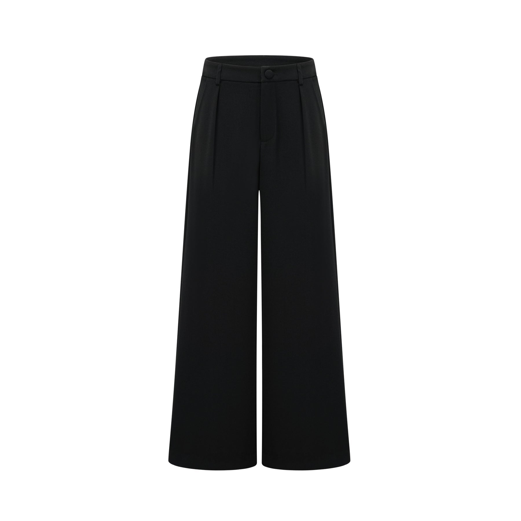 Suzanne black pleated jacket  trousers matching set