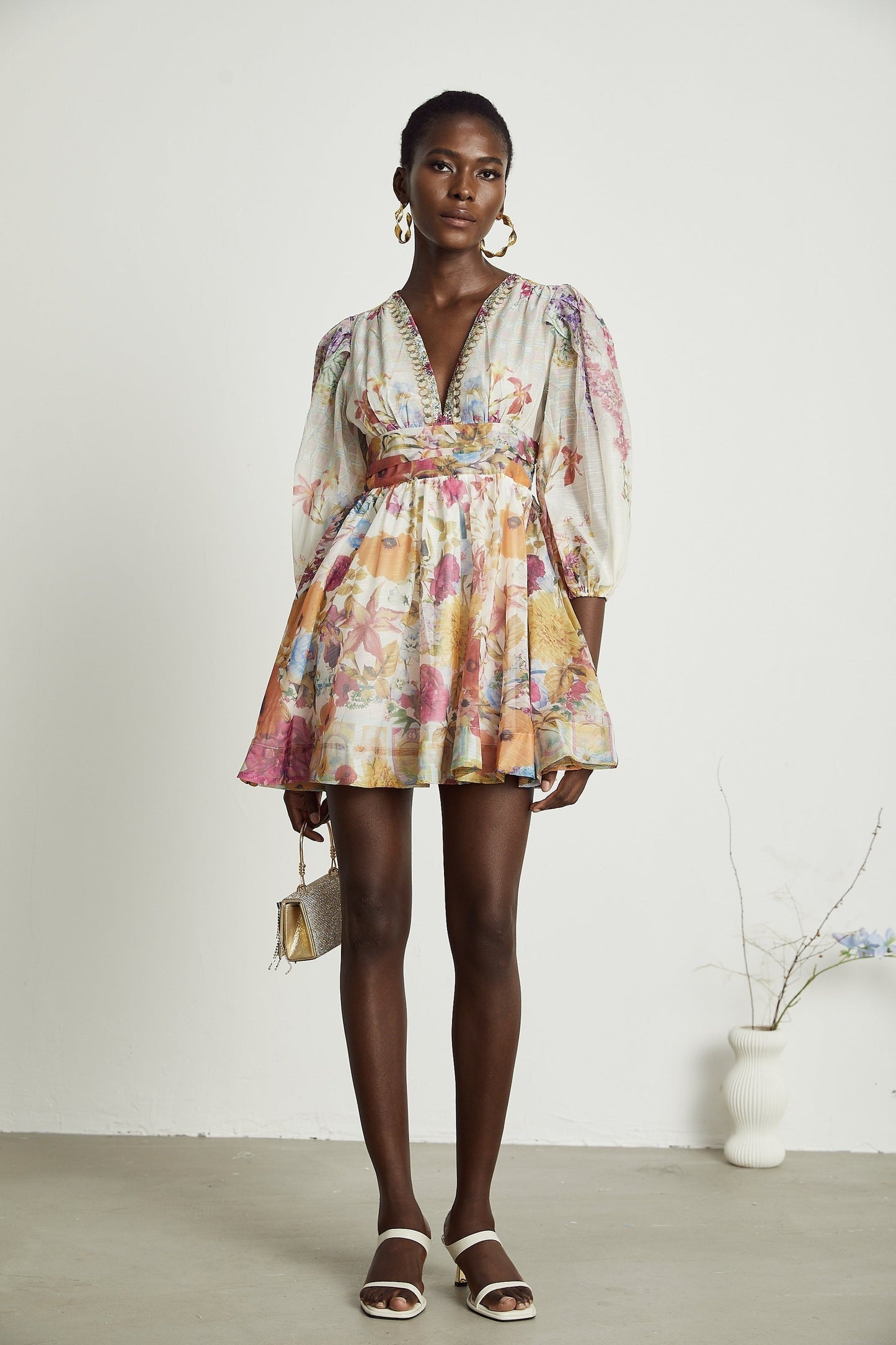 Axelle floralprint mini dress