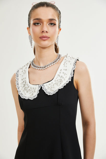 Delilah crystalembellished mini dress