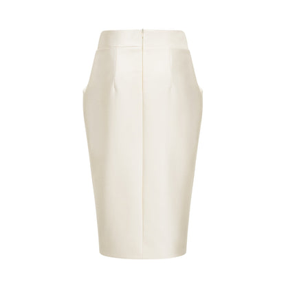 Manon white top  skirt matching set