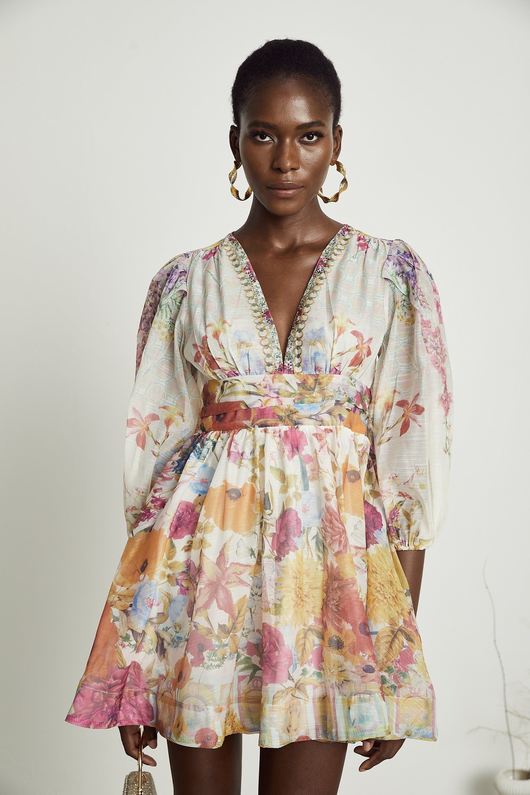 Axelle floralprint mini dress