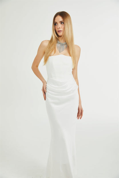Aurore offshoulder maxi dress