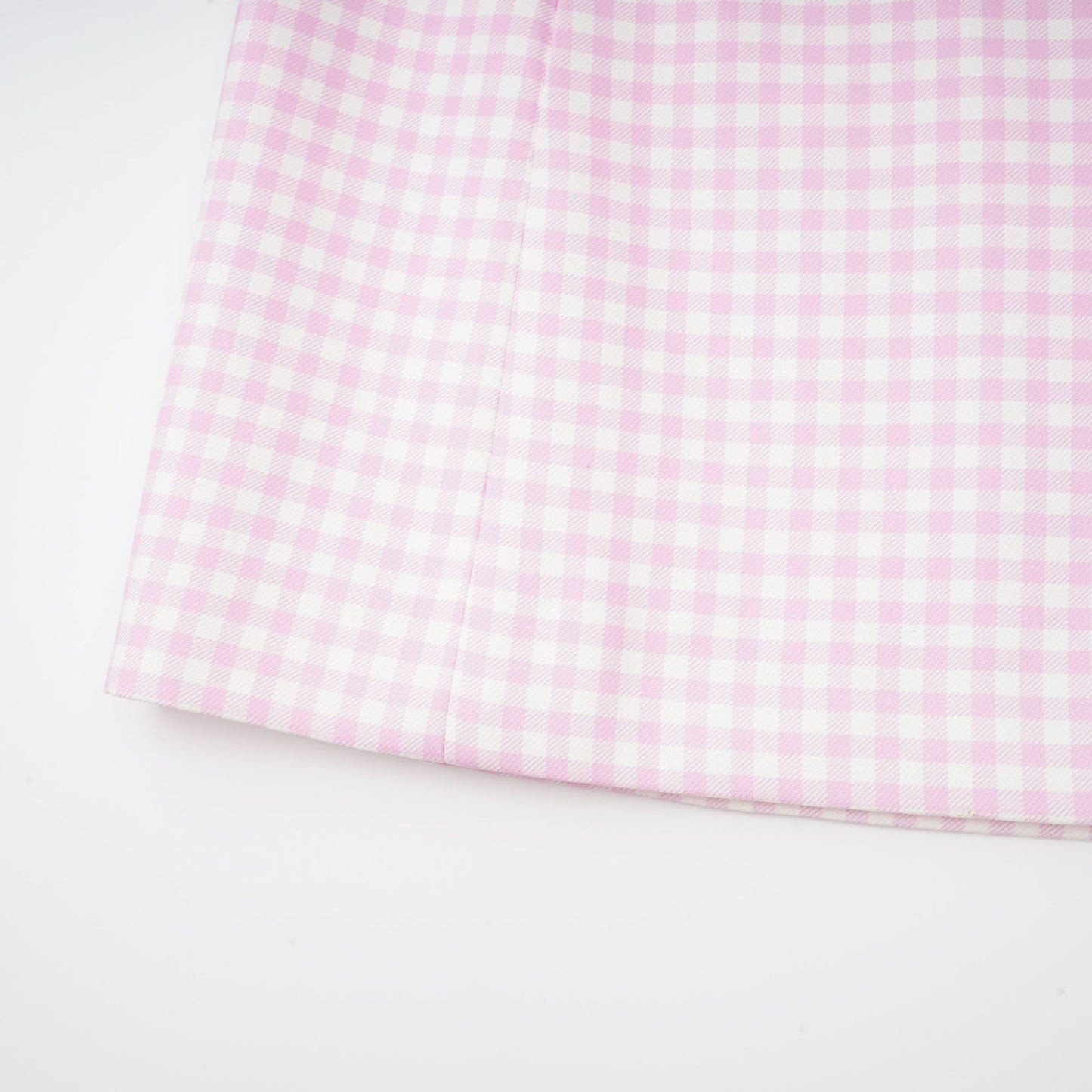 Sandrine ginghamcheck top  skirt matching set