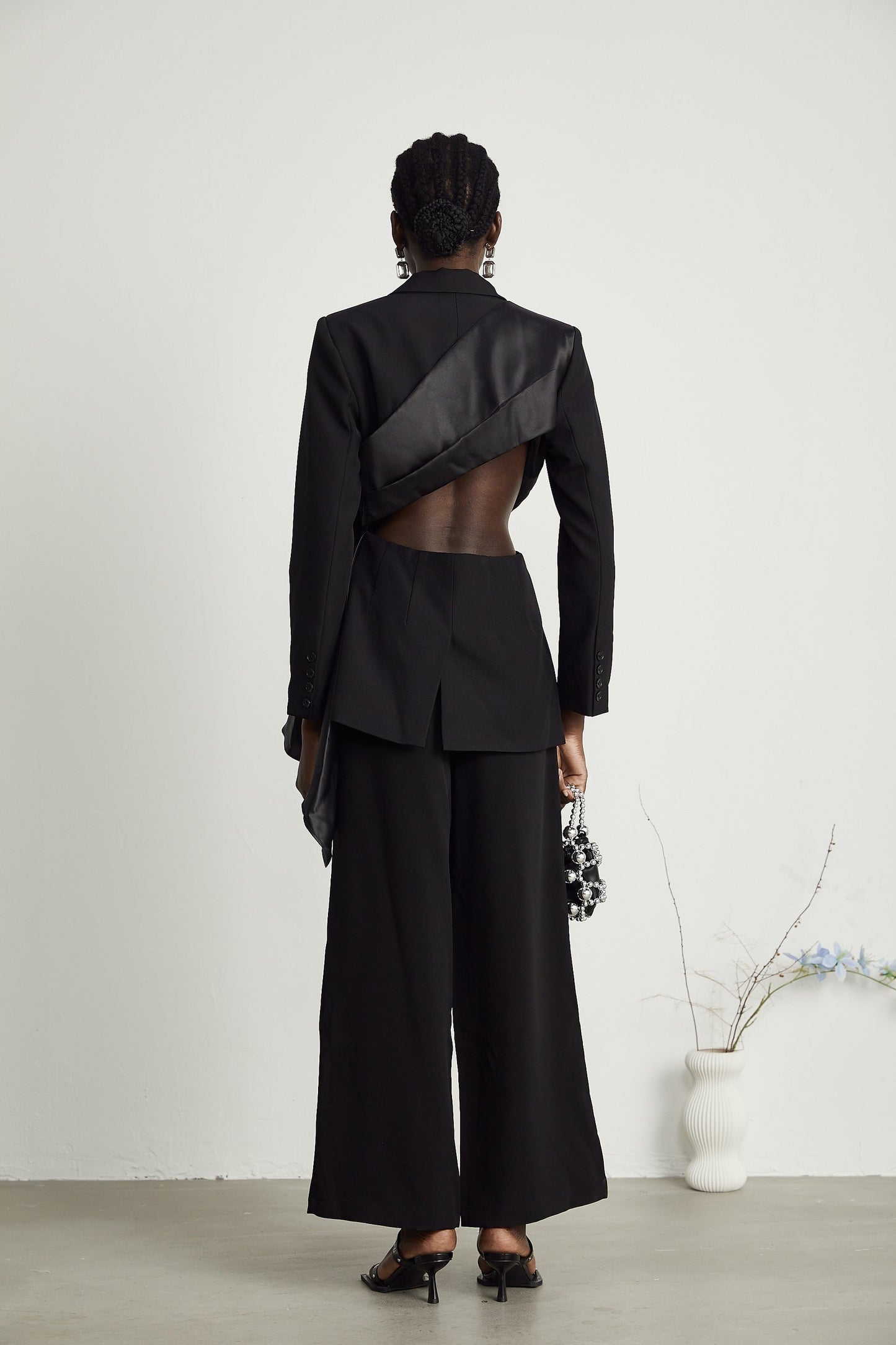 Capucine bowtie embellished blazer