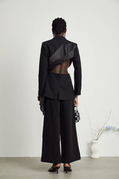 Capucine bowtie embellished blazer