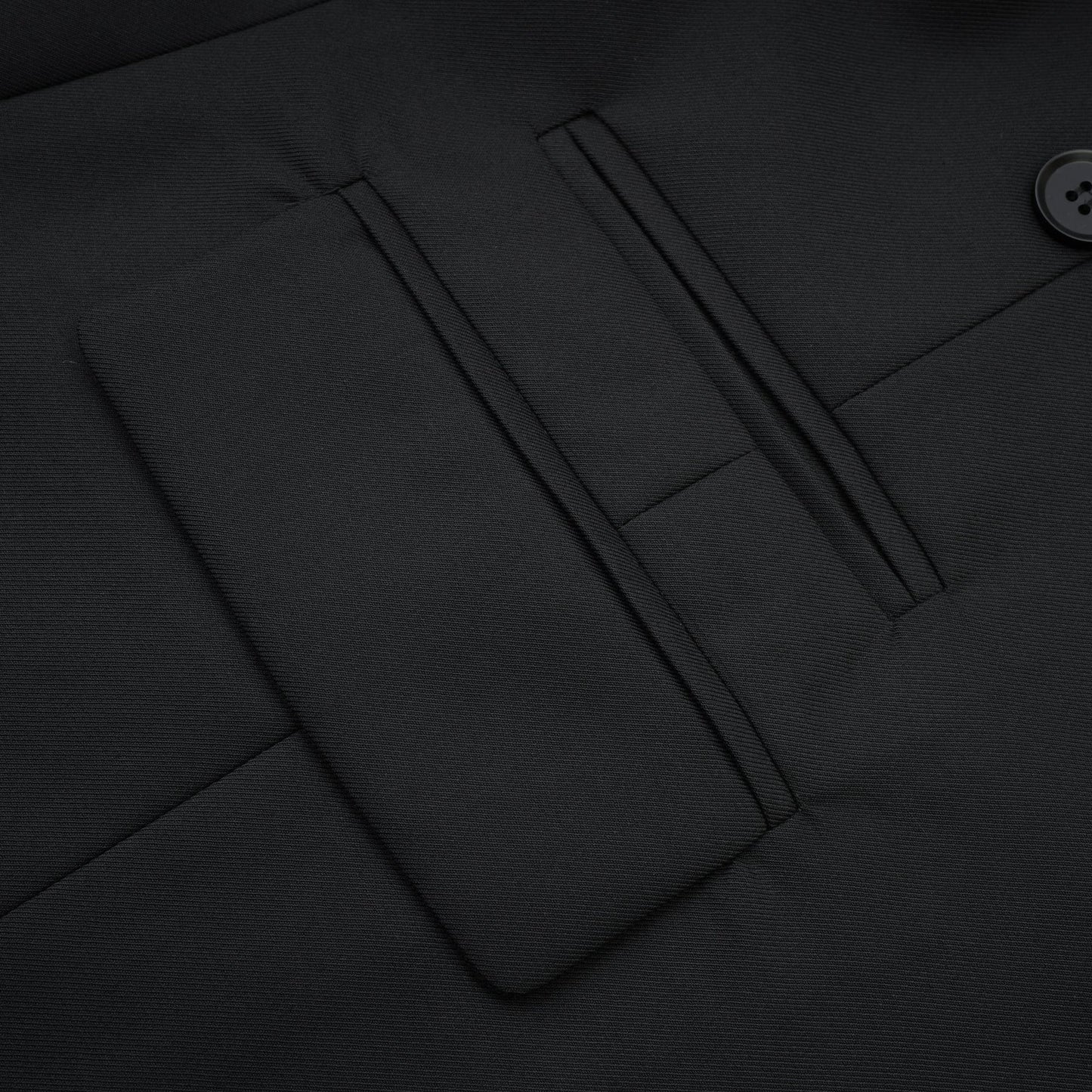 Priscille black doublebreasted wool blazer