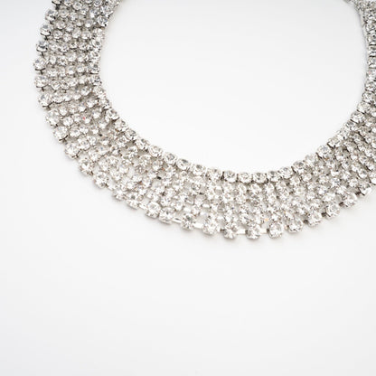 Thaïs crystalembellished layered necklace