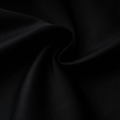 Solène bowknot scoopback top in Black