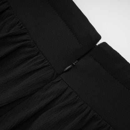 Amélie elasticwaistband pleated mini skirt