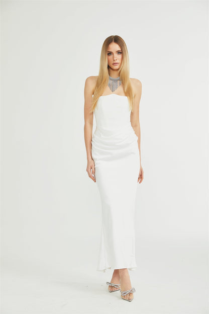 Aurore offshoulder maxi dress