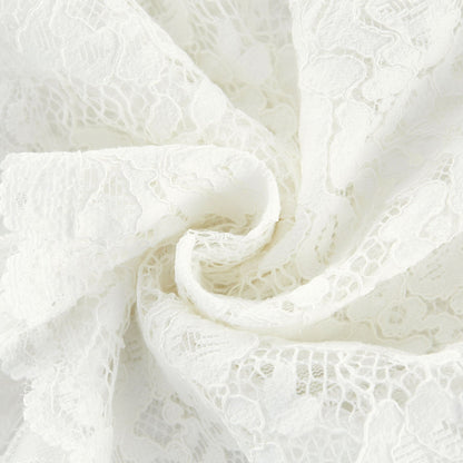 Aimée layered cutout lace embroidered midi dress