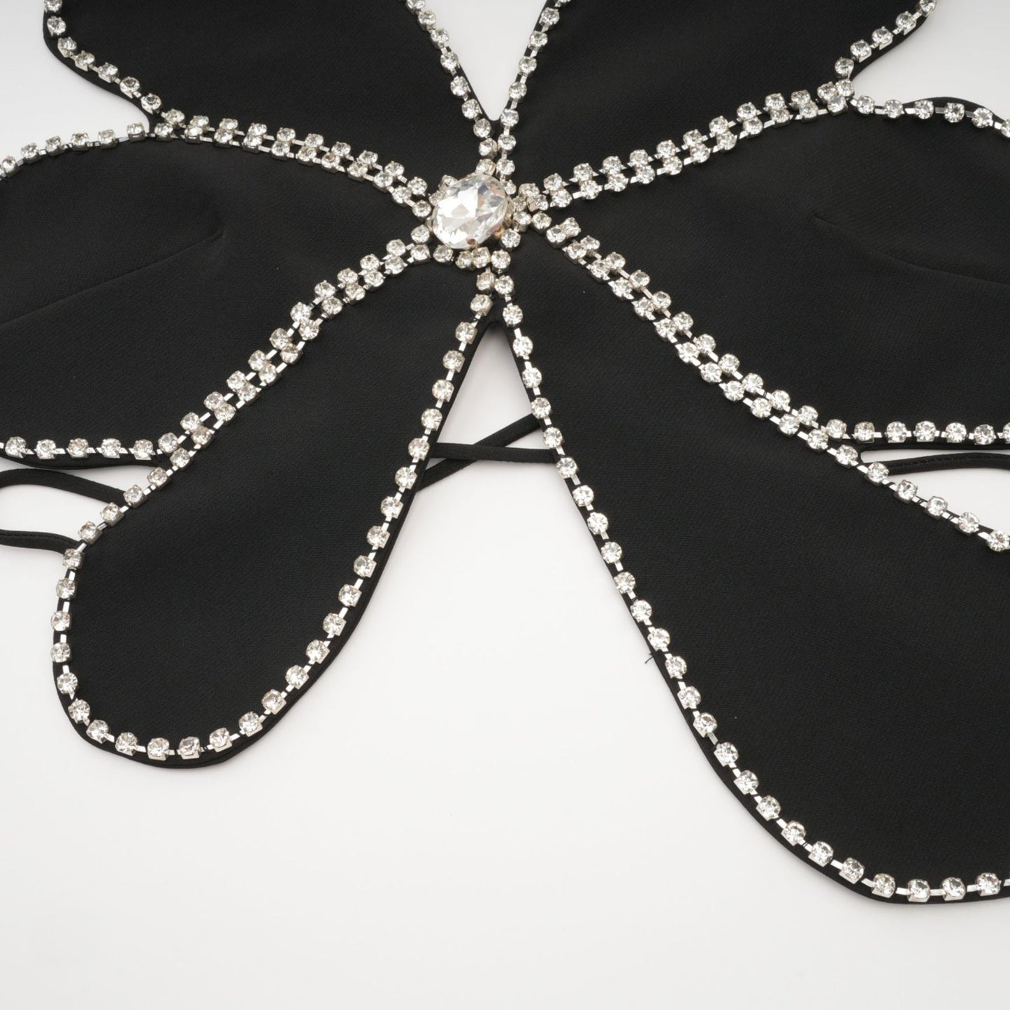 Gabrielle flower crystaltrim top