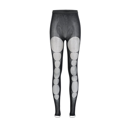 Rivi cutout elasticatedwaistband tights