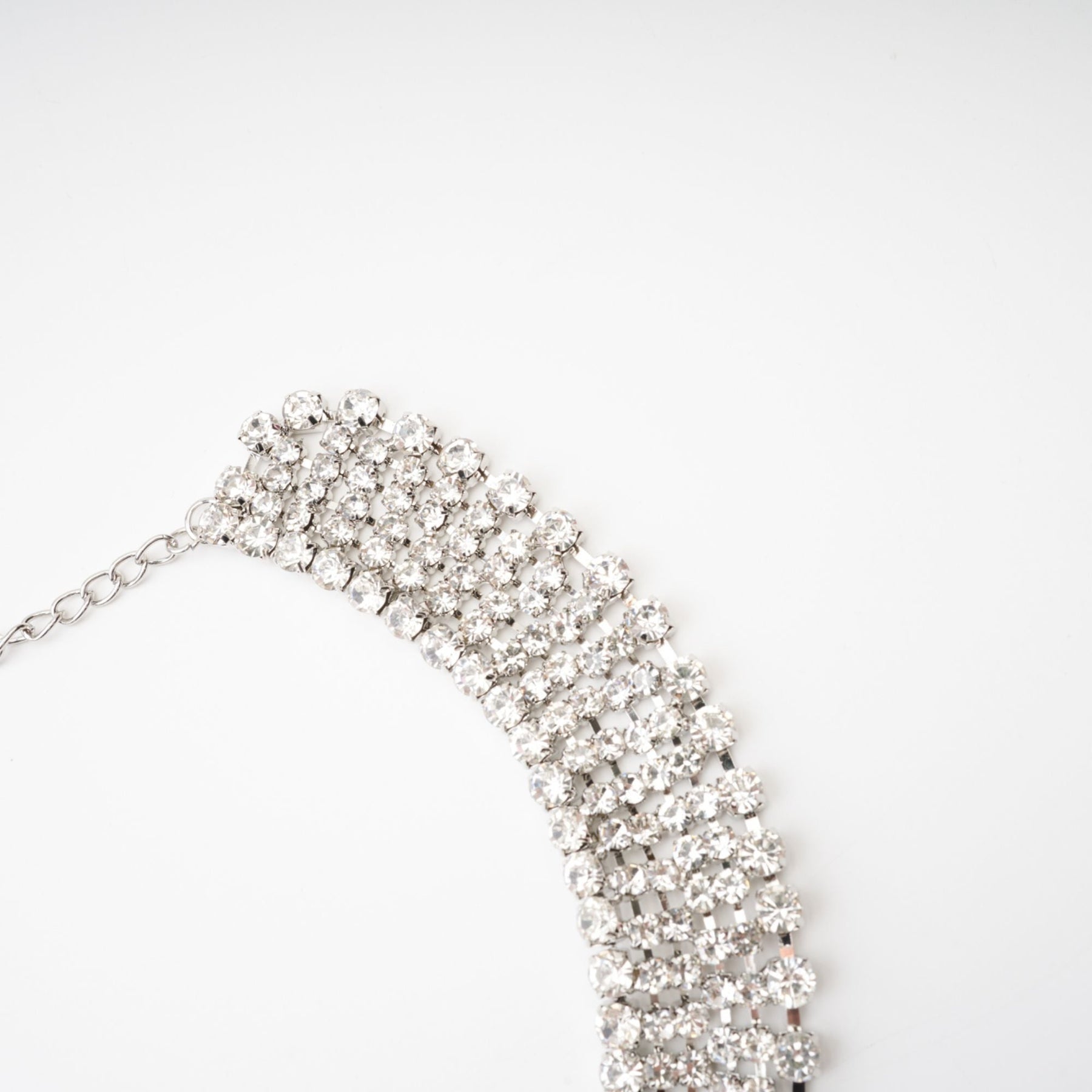 Thaïs crystalembellished layered necklace