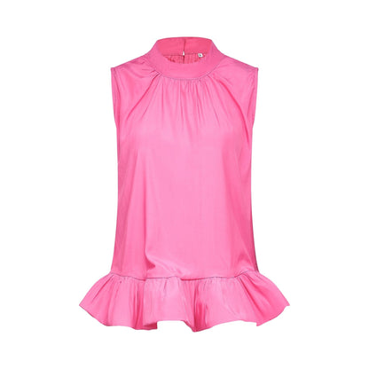 Mathilde pink ruffled top  skirt matching set