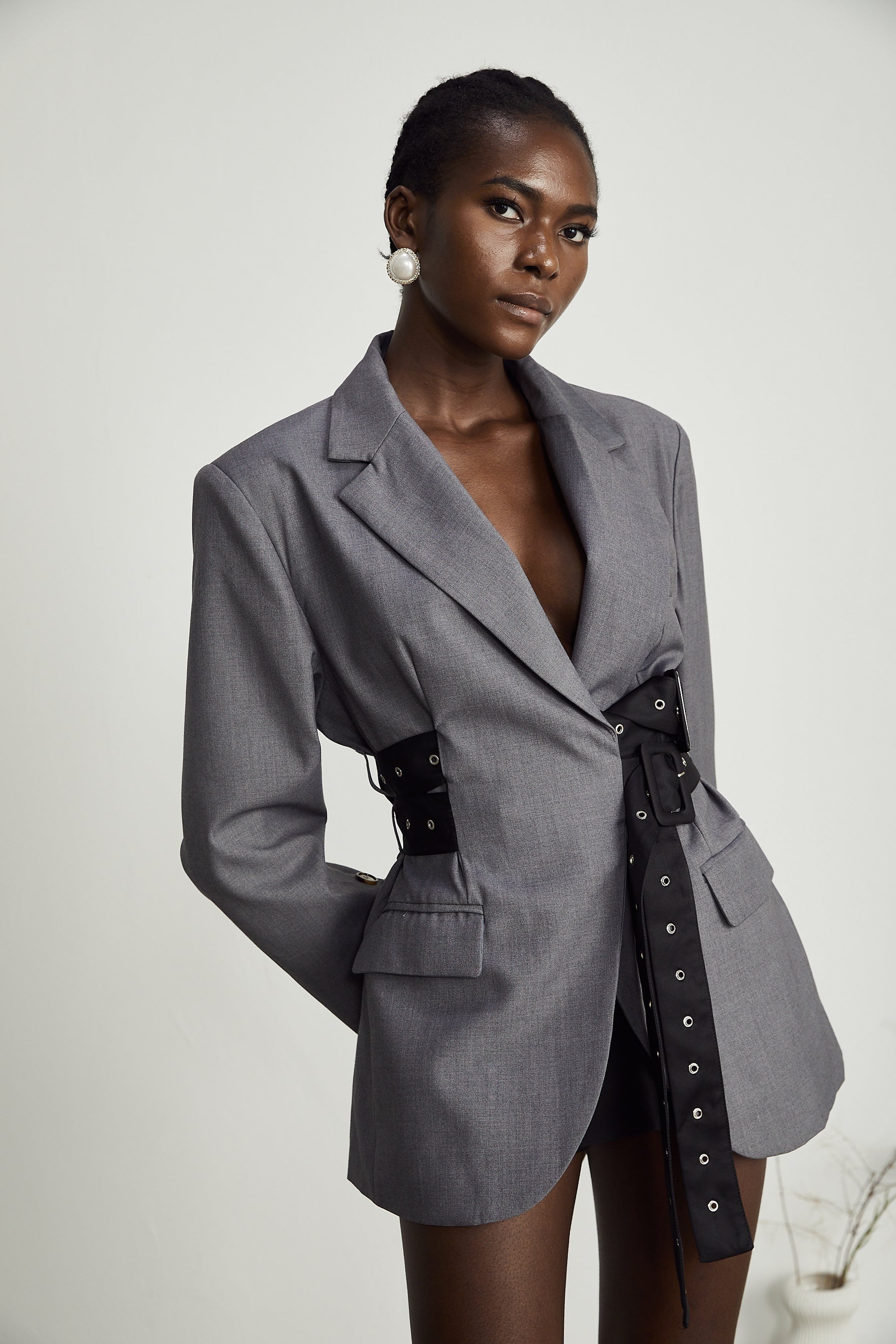 Thérèse beltedwaist blazer