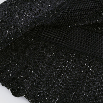 Cordelia sequinembellished tiered mini dress
