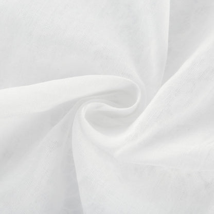 White shirt with lace embroidery details and cutout design named Axelle