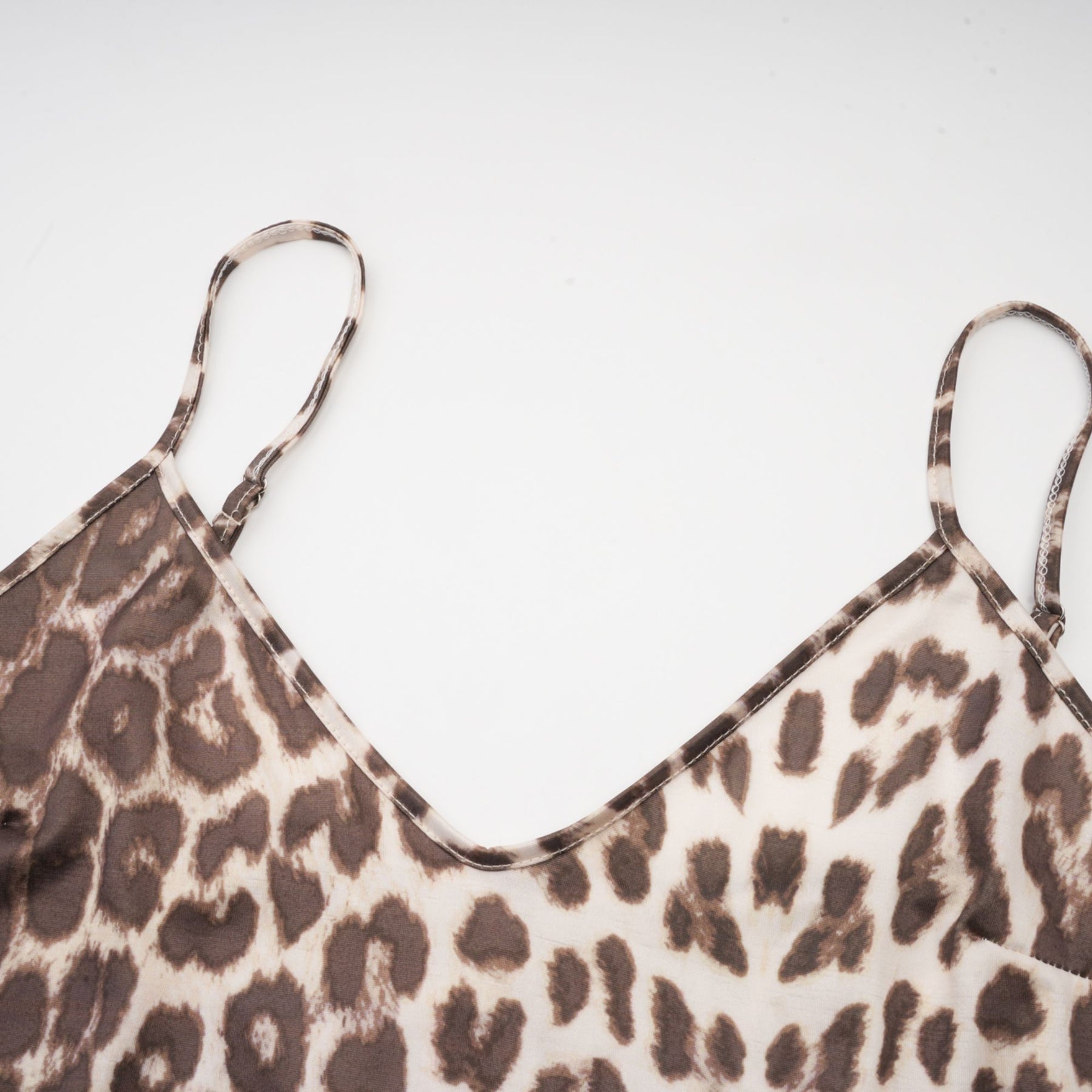 Belle leopardprint oversizesleeved blouse