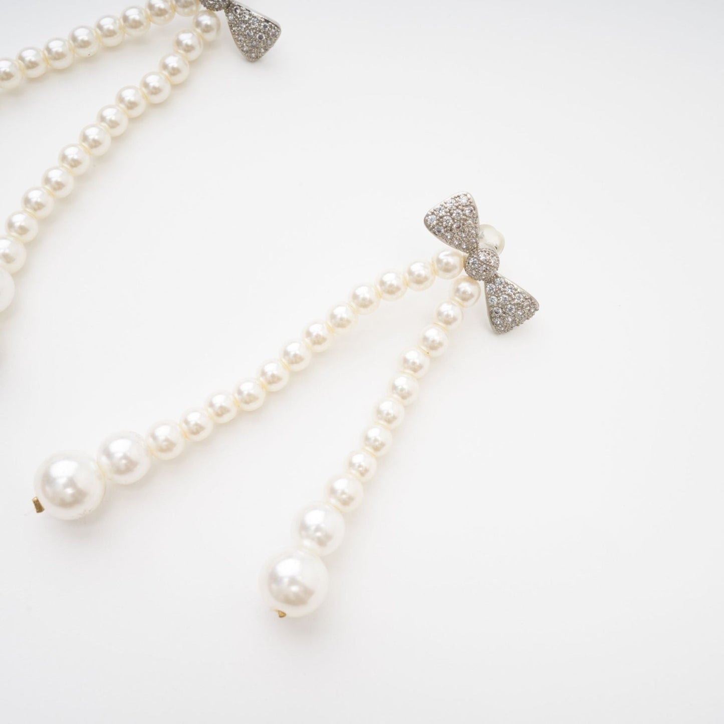Élodie pearlembellished stud earrings