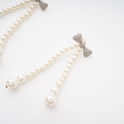 Élodie pearlembellished stud earrings