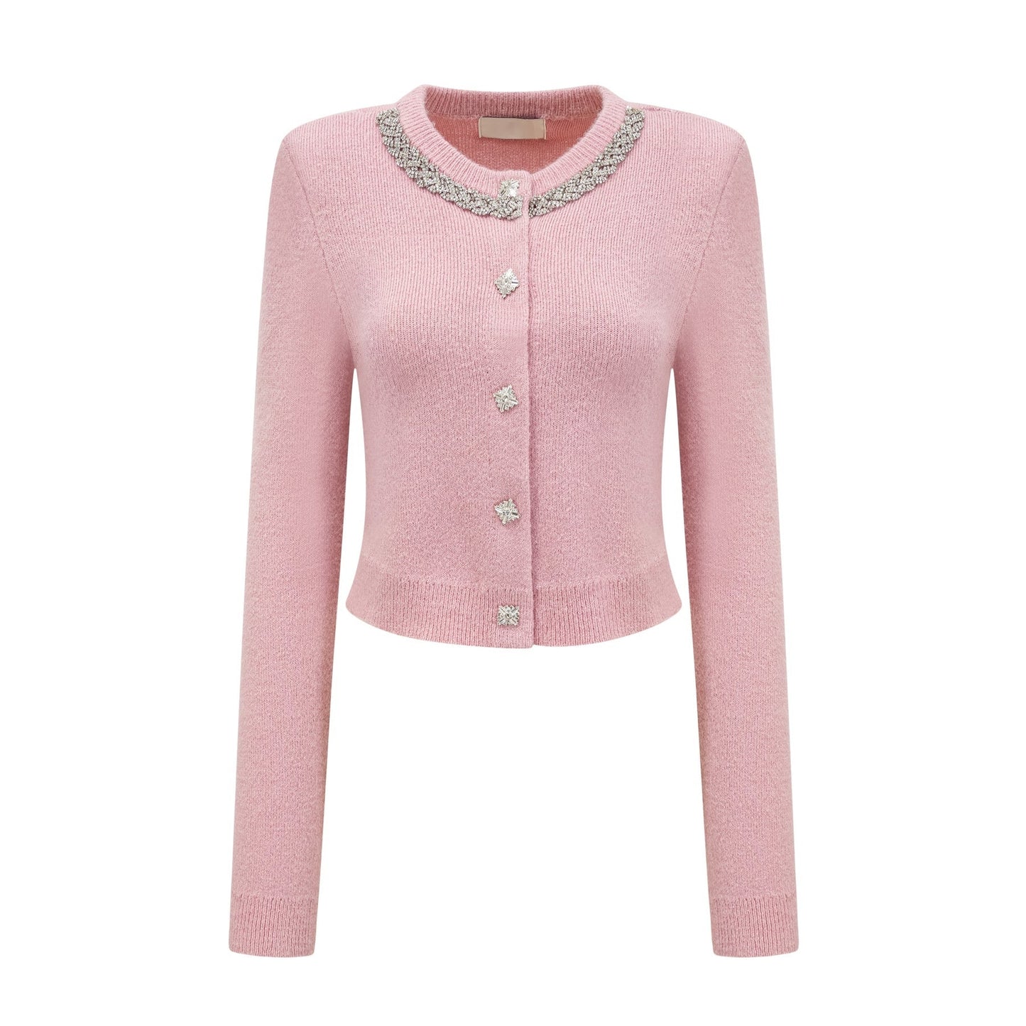Renée pink embellished jacket  skirt matching set