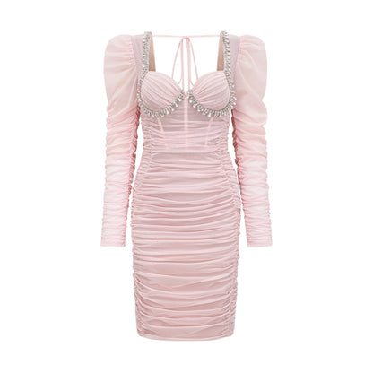 Miss Rosier mesh midi dress