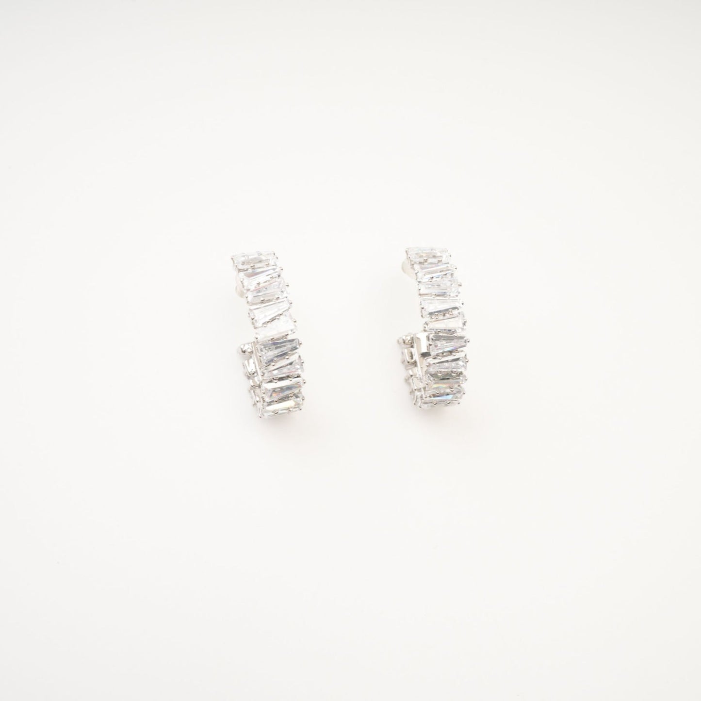 Ysabella crystalembellished hoop earrings