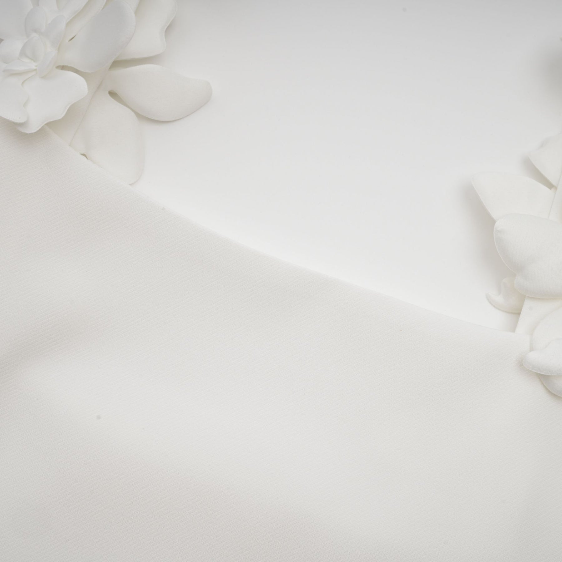 Odette white fauxfloral top  skirt matching set