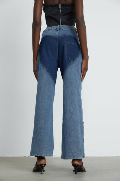 Blanche highwaist cutout jeans