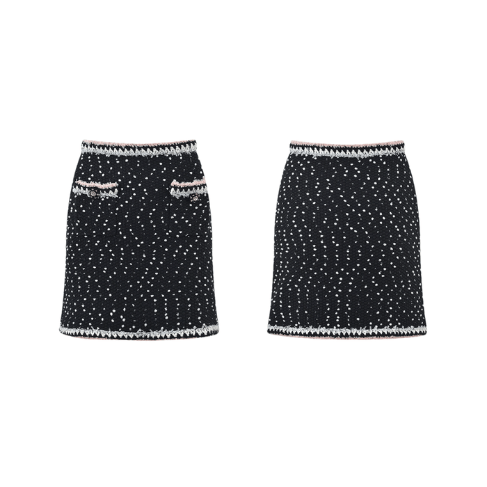 Brooklynn Jacke & Rock Schneeflocken Punkte Set