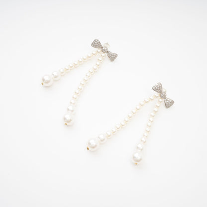 Élodie pearlembellished stud earrings