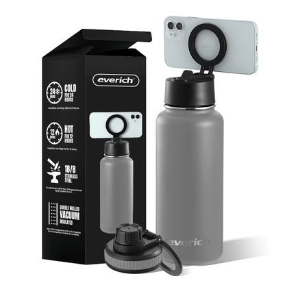 Double - Walled Stainless Steel Water Bottle – 500ml – Leakproof & BPA - Free