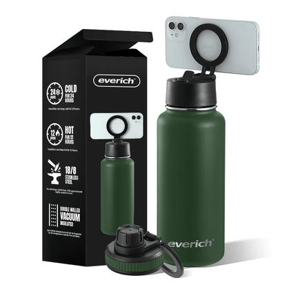 Double - Walled Stainless Steel Water Bottle – 500ml – Leakproof & BPA - Free