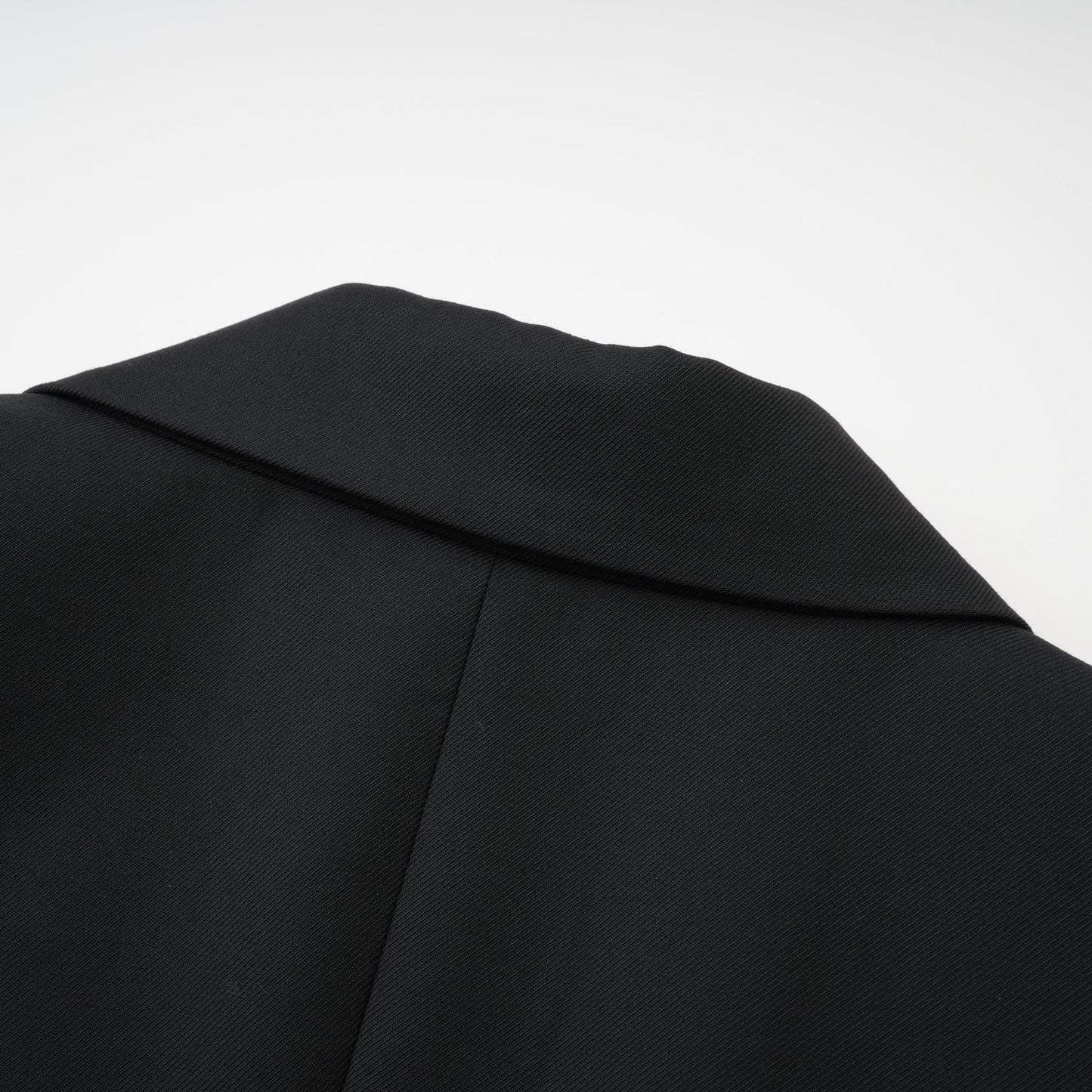 Priscille black doublebreasted wool blazer