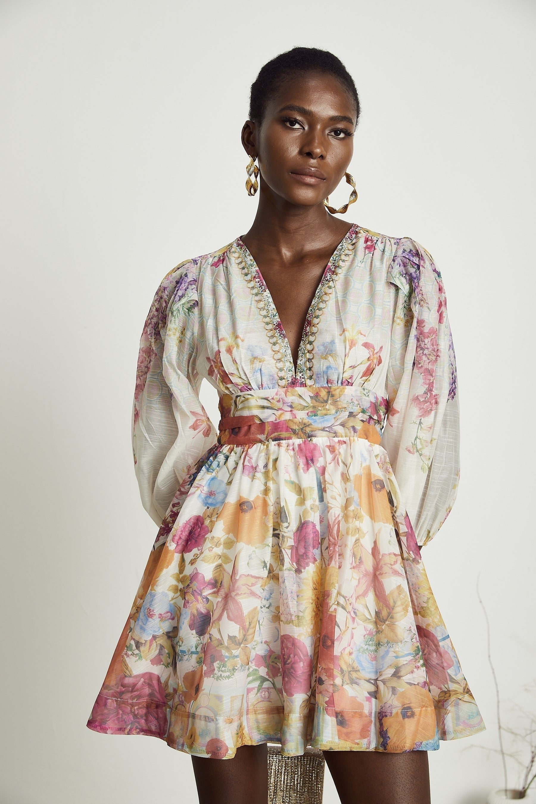 Axelle floralprint mini dress