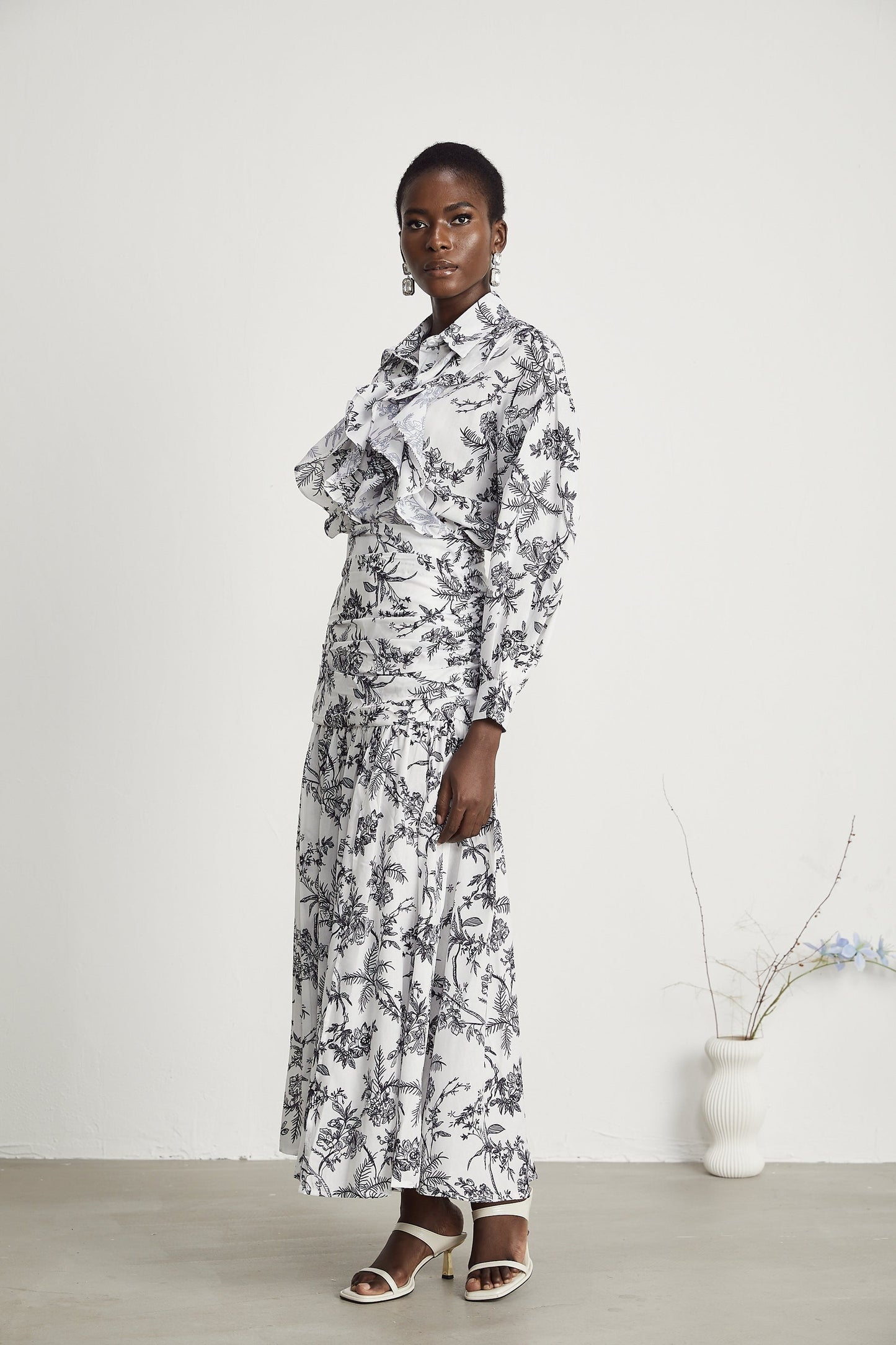 Kelly graphicprint shirt  skirt matching set