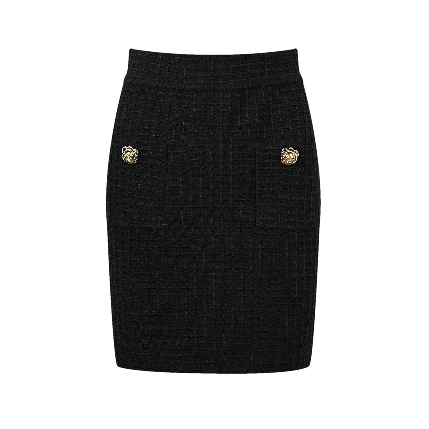 Élodie waffleknit jacket  skirt matching set