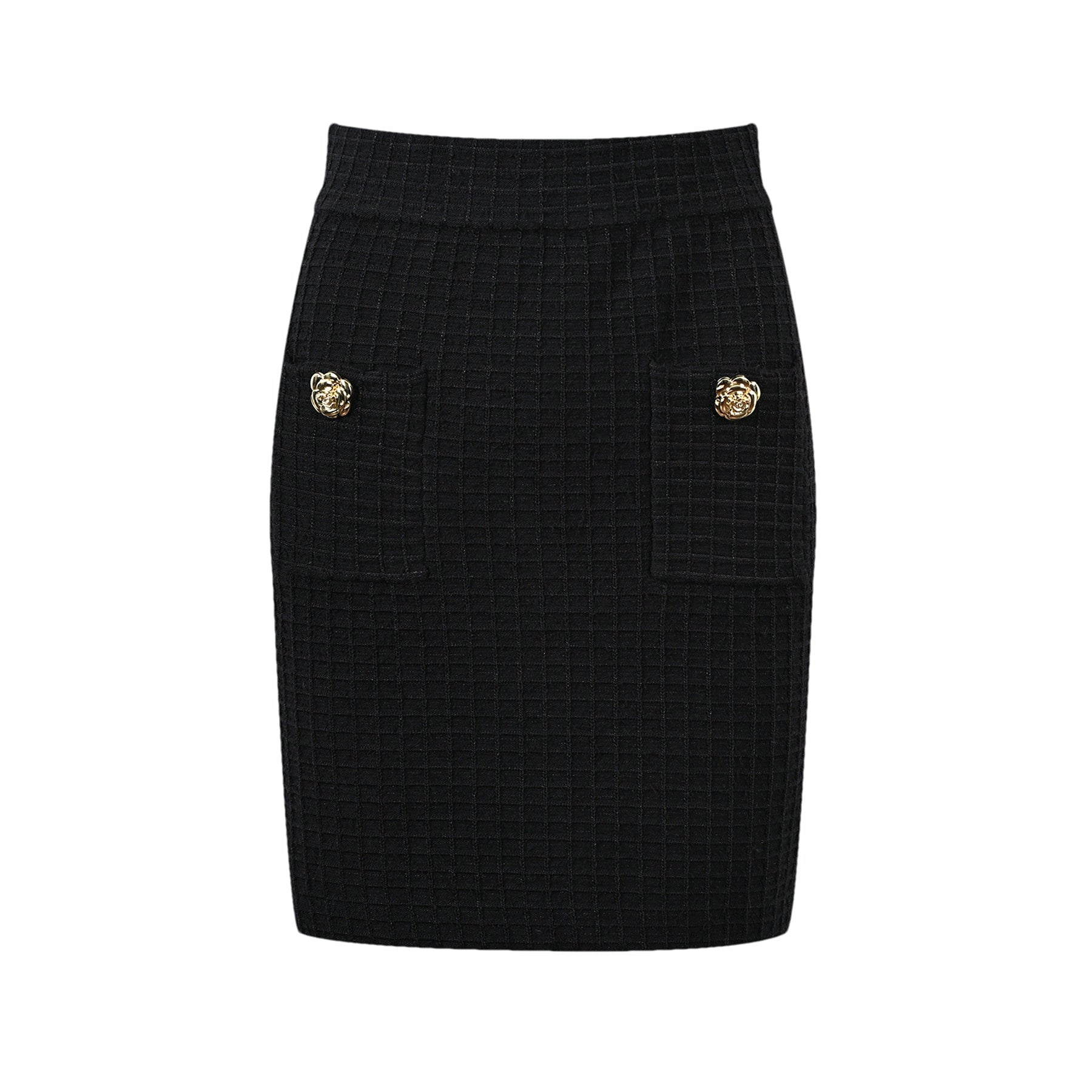 Élodie waffleknit jacket  skirt matching set