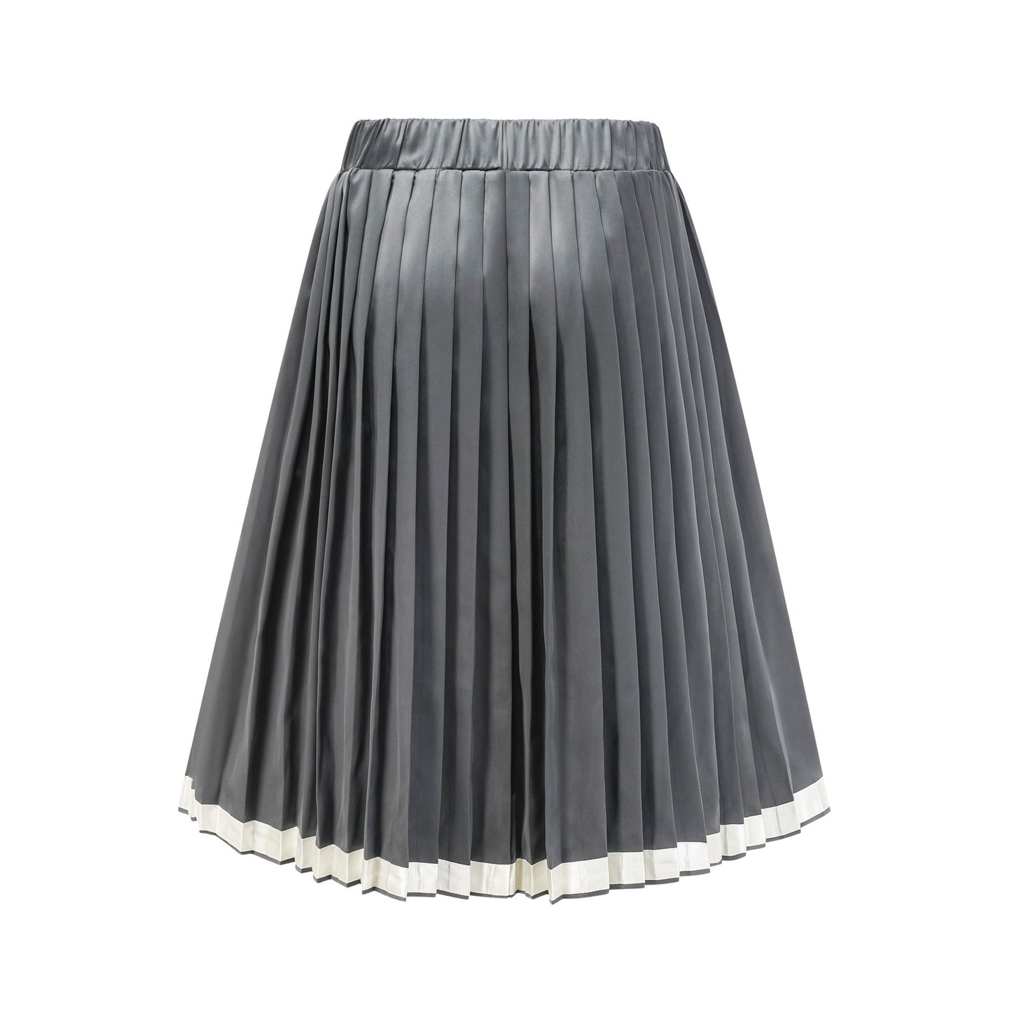 Rosalie colorblocked pleated skirt